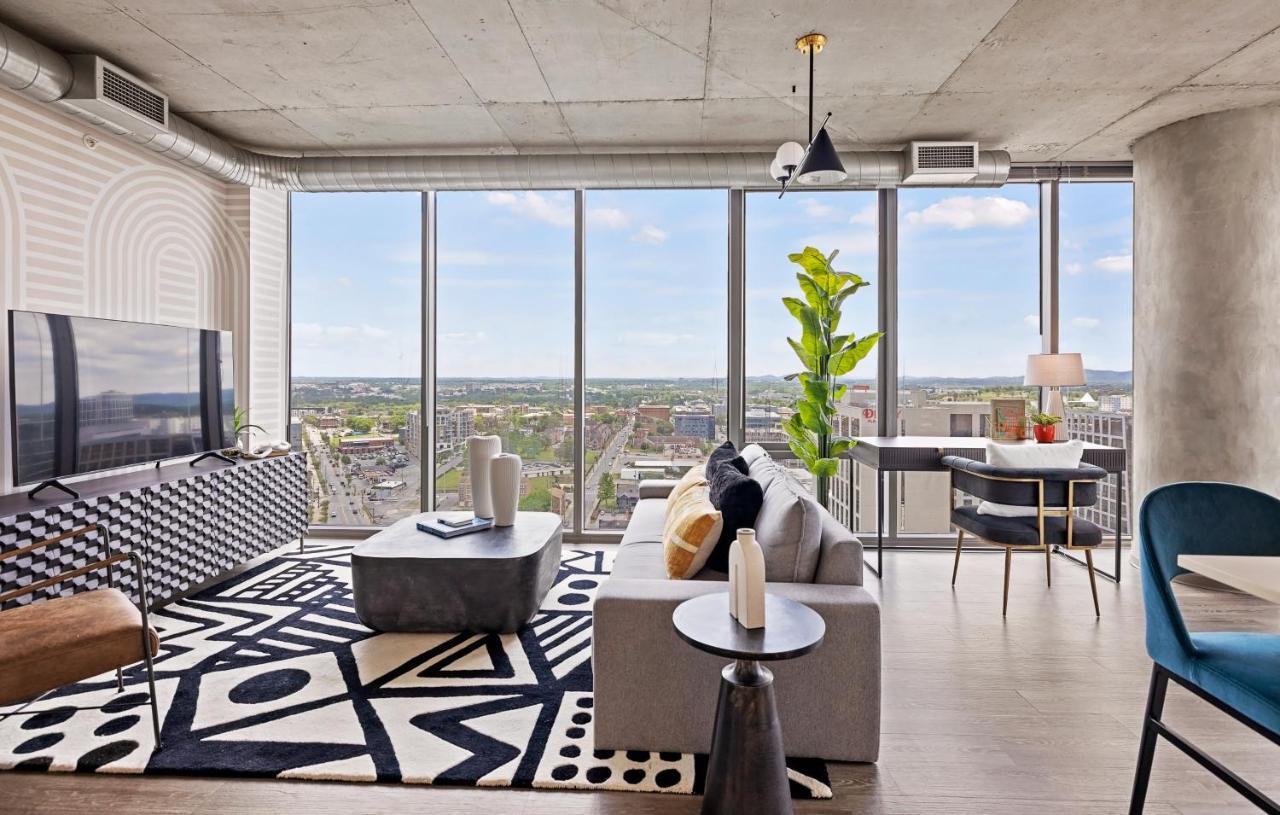 Placemakr Premier Sobro Nashville Exterior photo A staged apartment at The Van Alen